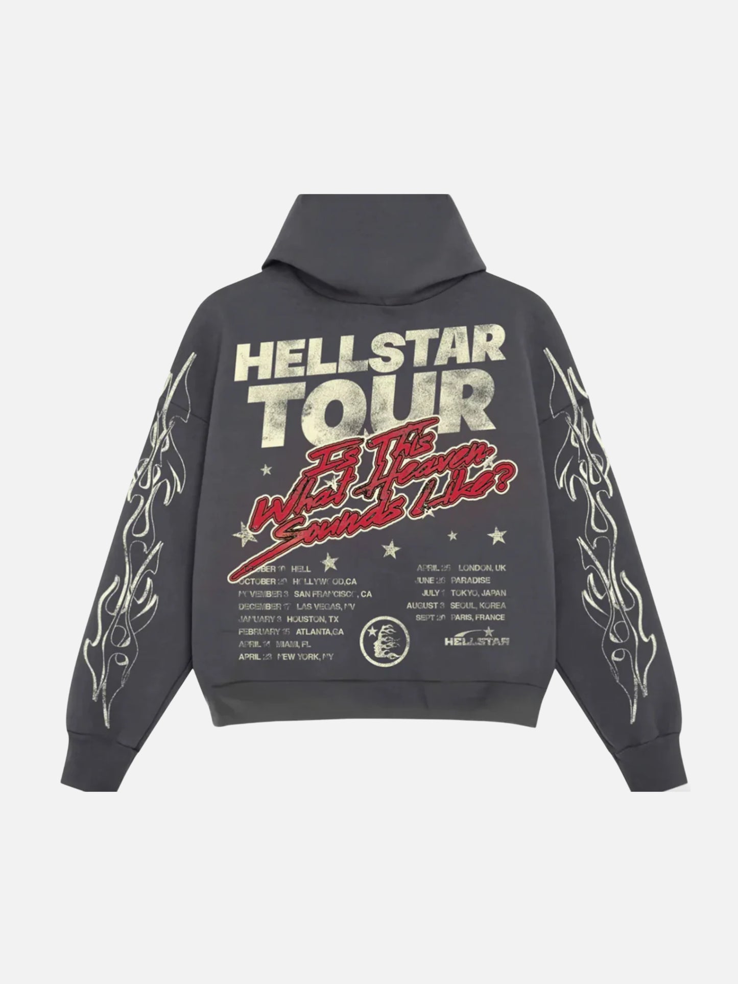 Hellstar Records Hoodie ‘Grey’