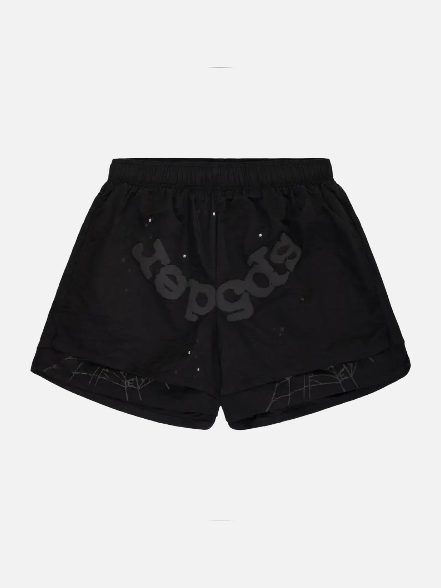 Sp5der OG Web Double Layer Short 'Black'
