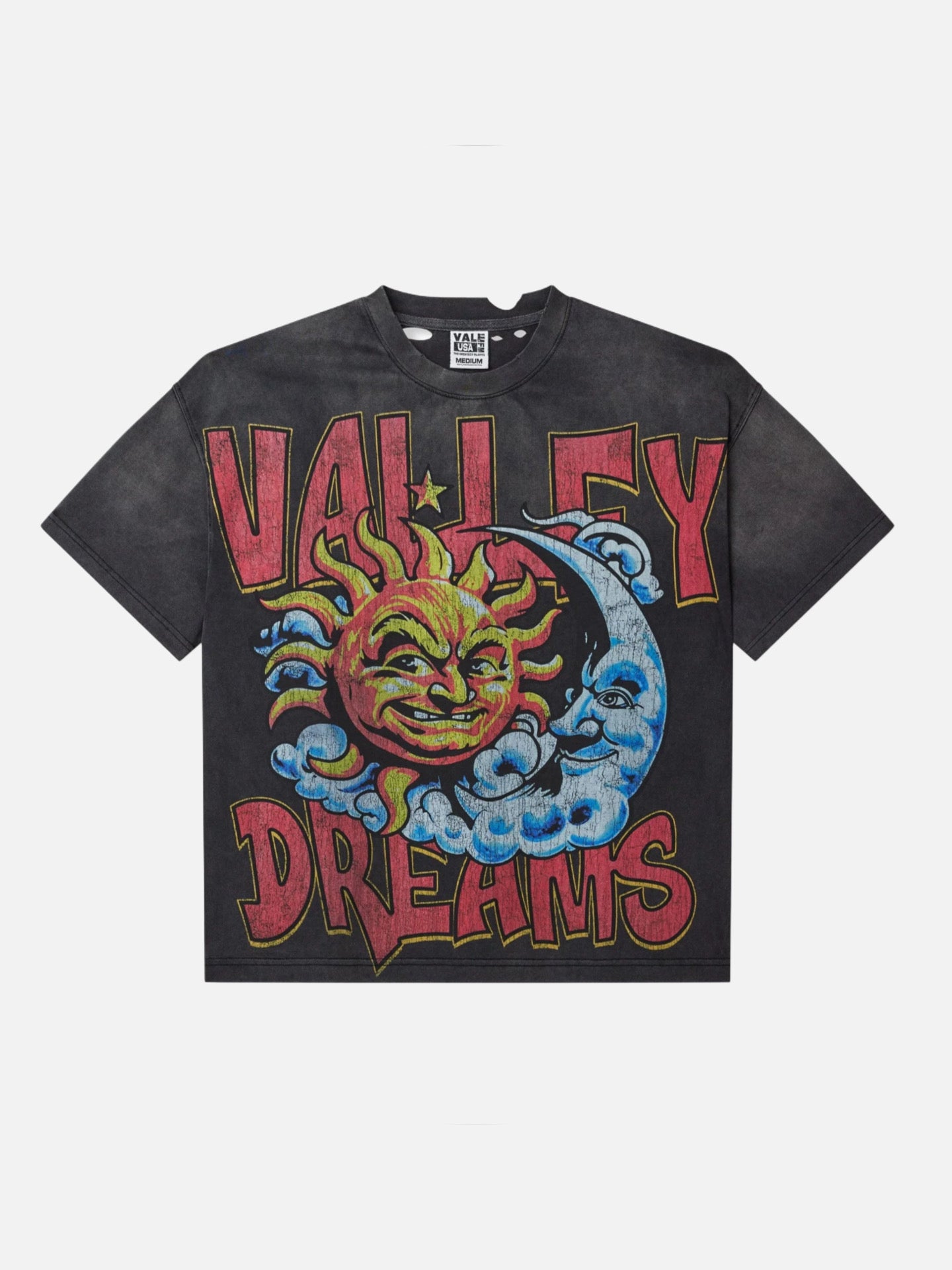 Vale Forever Thrashed Sun Tee ‘Black’