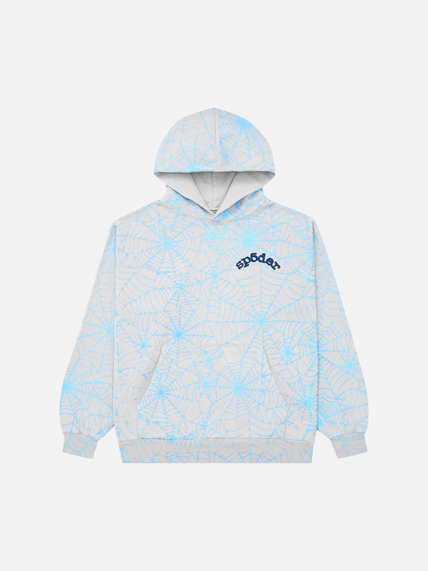 Sp5der AOP Web Hoodie 'Heather Grey'