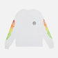 Chrome Hearts Floral Sleeve Gradient Long-Sleeve T-Shirt 'White'