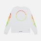 Chrome Hearts Floral Sleeve Gradient Long-Sleeve T-Shirt 'White'