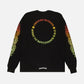 Chrome Hearts Floral Sleeve Gradient Long-Sleeve T-Shirt 'Black'