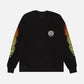 Chrome Hearts Floral Sleeve Gradient Long-Sleeve T-Shirt 'Black'