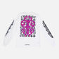 Chrome Hearts Eye Chart Long Sleeve Tee 'White/Pink'