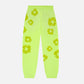 Denim Tears Mono Cotton Wreath Sweatpants 'Neon Green'