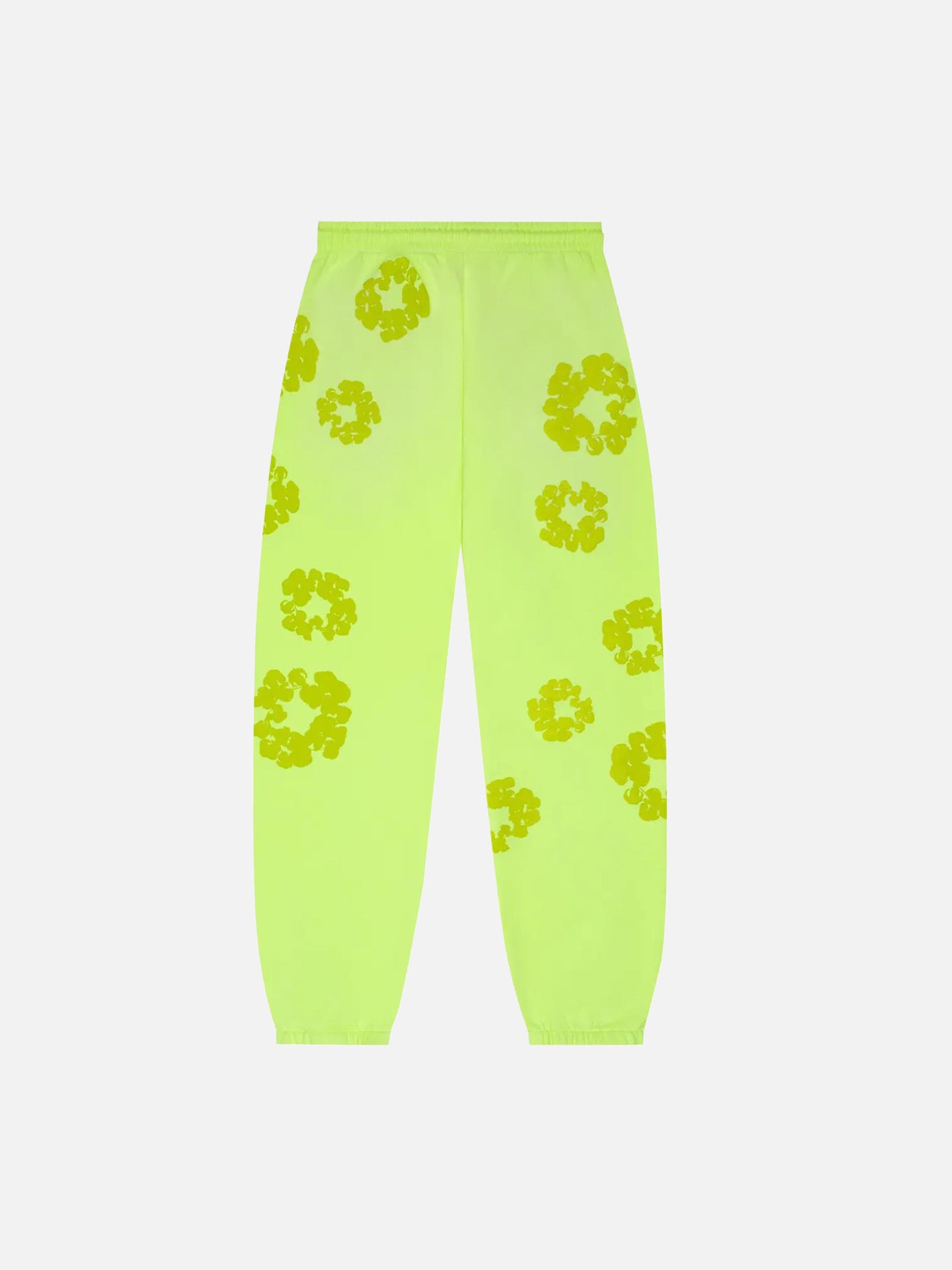 Denim Tears Mono Cotton Wreath Sweatpants 'Neon Green'