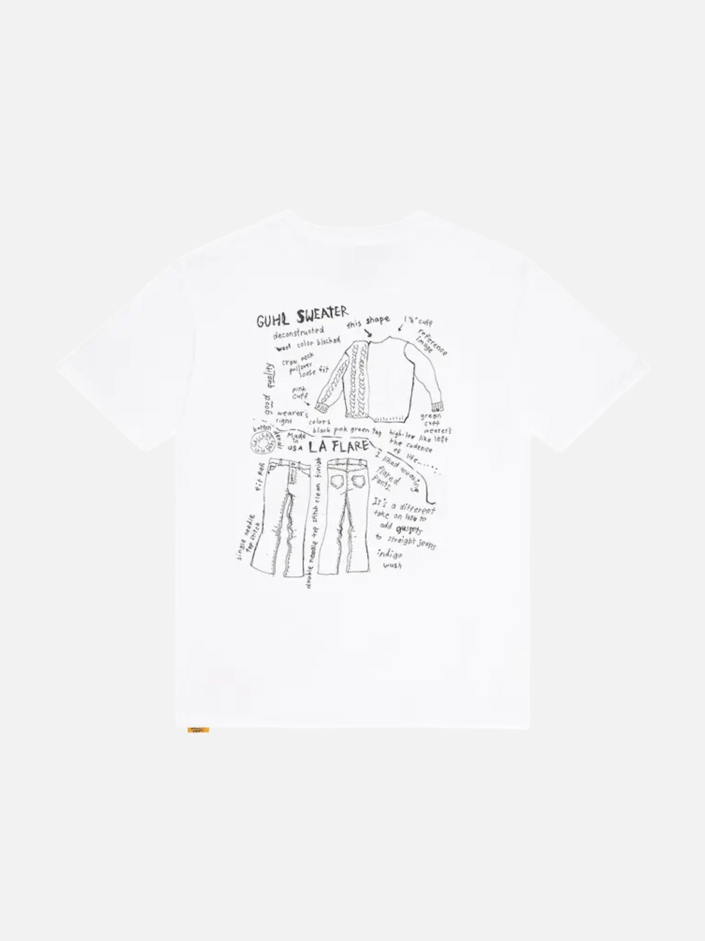 Gallery Dept. Moody Tee 'White'