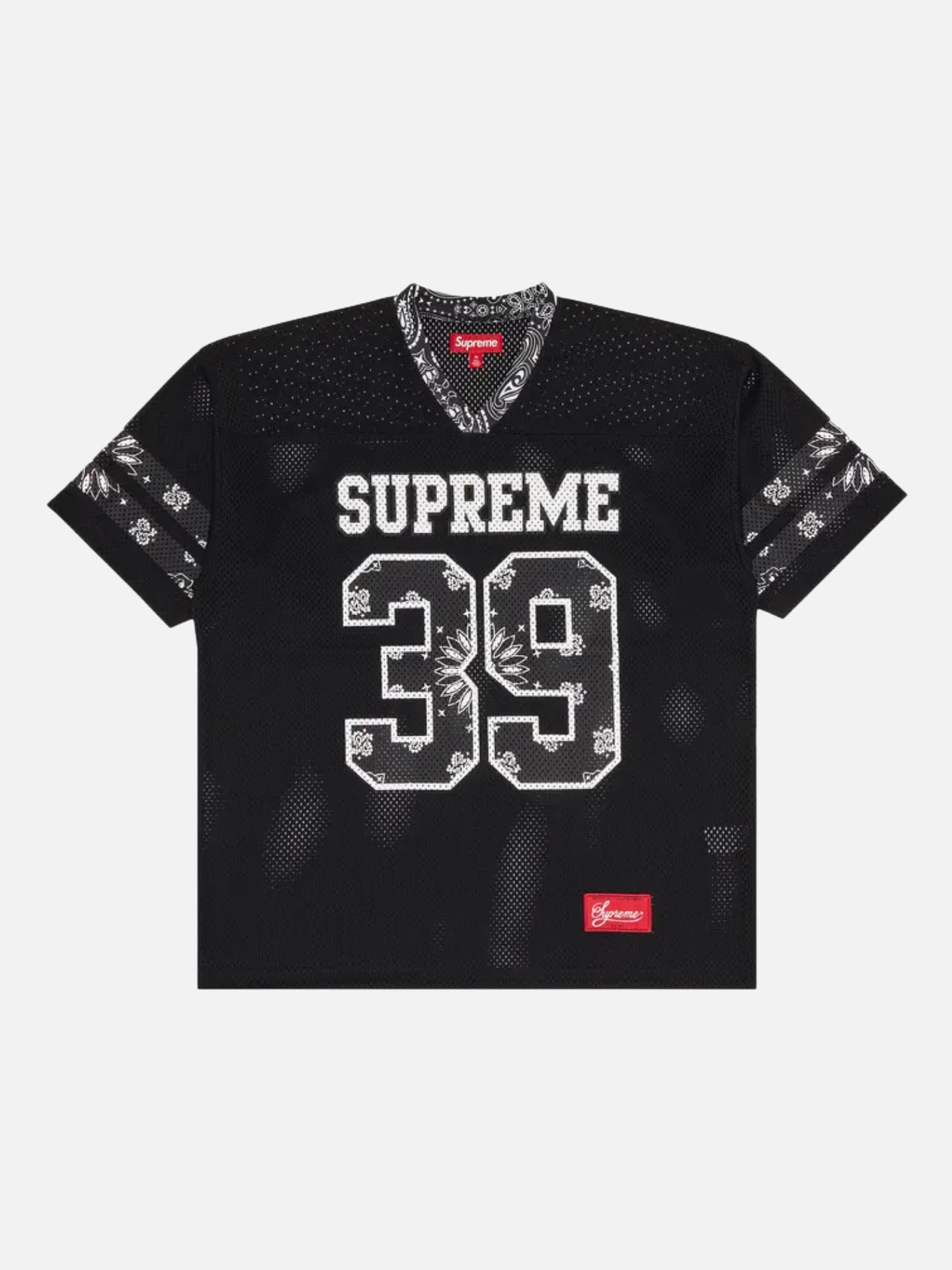 Supreme Bandana Football Jersey 'Black'