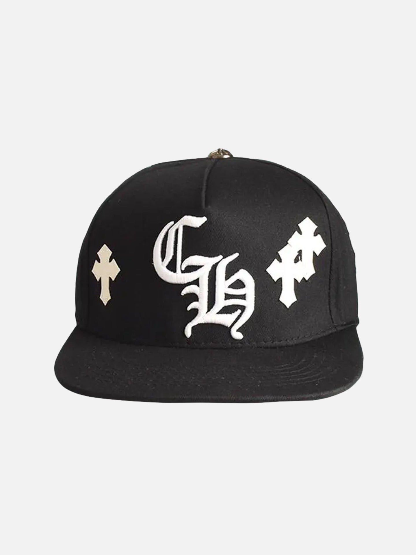 Chrome Hearts Cross Patch Baseball Hat 'Black'