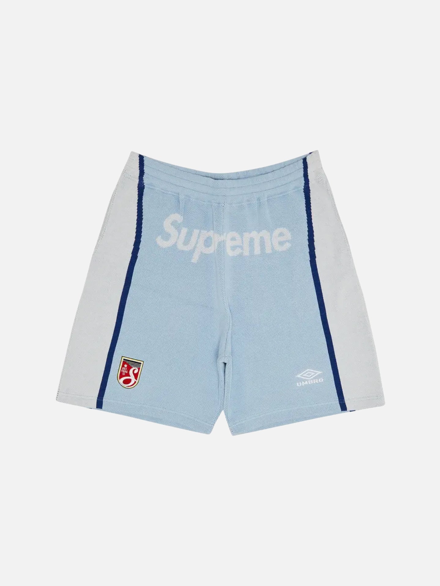 Supreme x Umbro Knit Soccer Short 'Light Blue'
