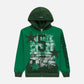 Sp5der Triple 5 Stitch Zip Up 'Green'