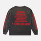 Saint Michael Saint Hollyhood Long-Sleeve T-Shirt 'Black'
