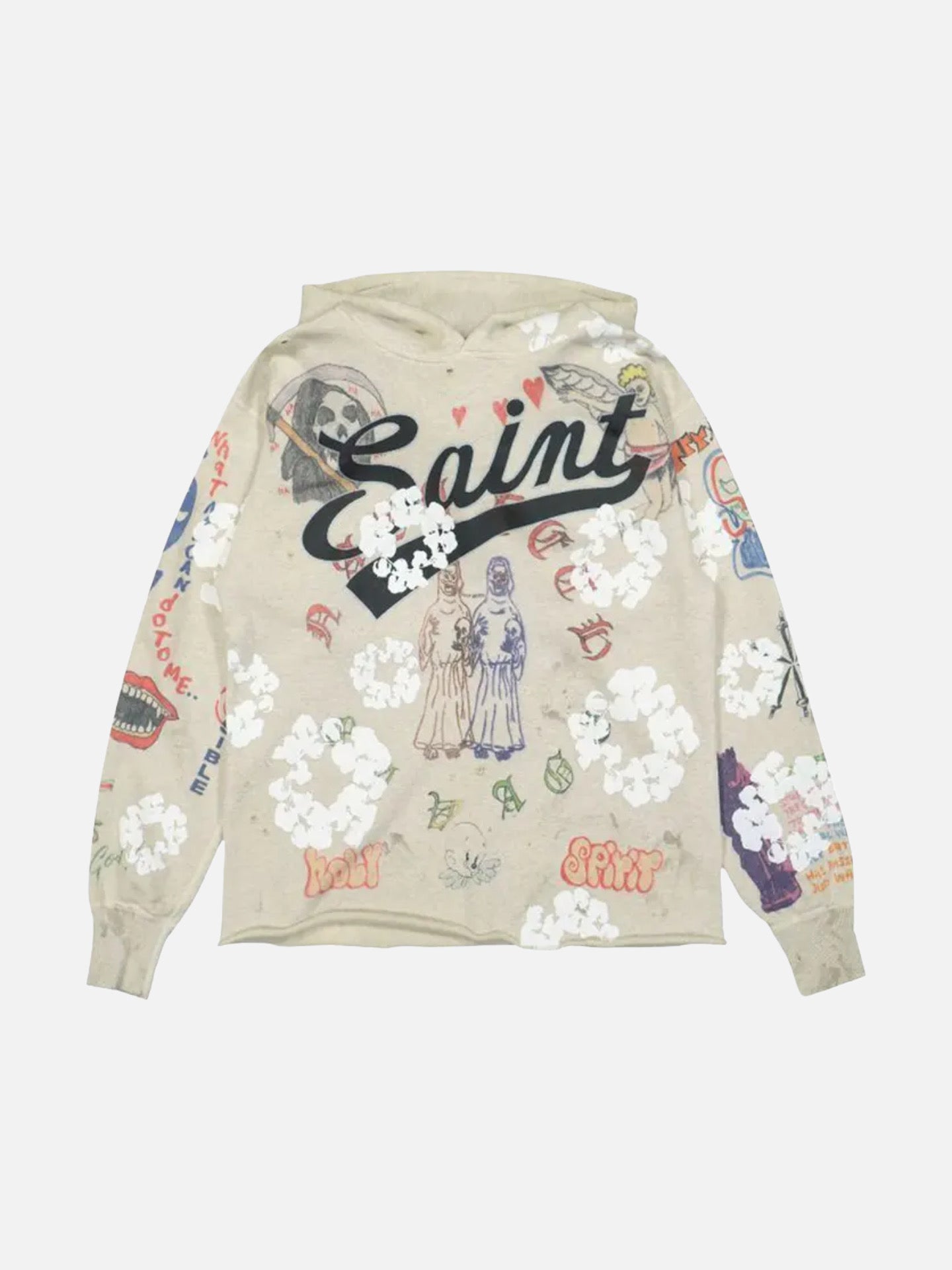 Saint Michael x Denim Tears Hoodie 'Grey