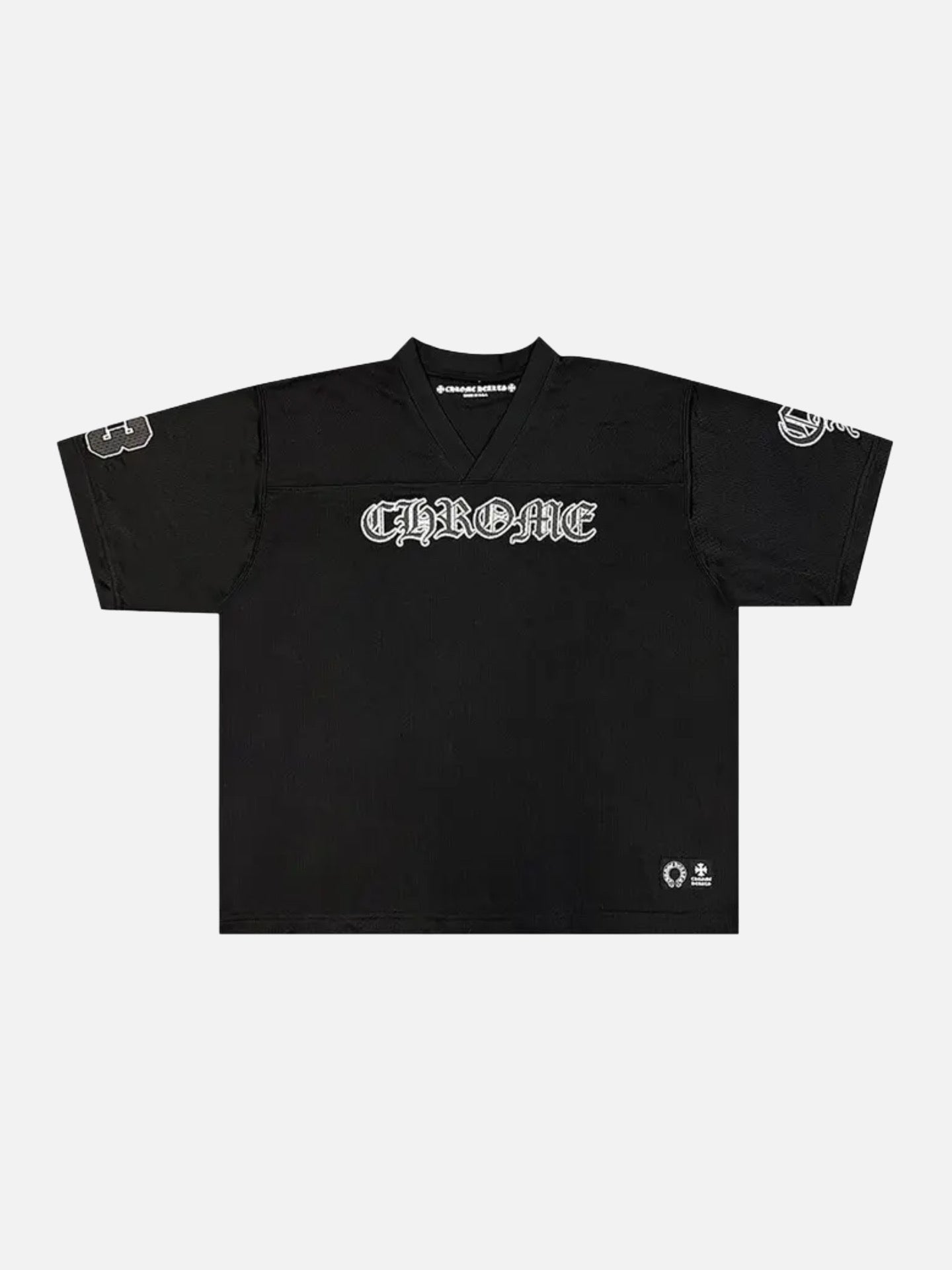 Chrome Hearts Mesh Stadium Football Jersey 'Black'