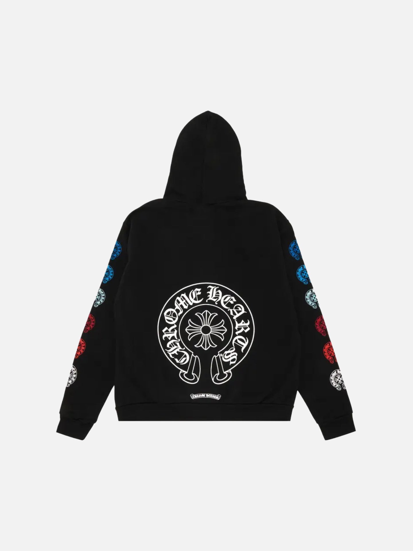 Chrome Hearts Horseshoe Logo Zip Up Hoodie 'Black'