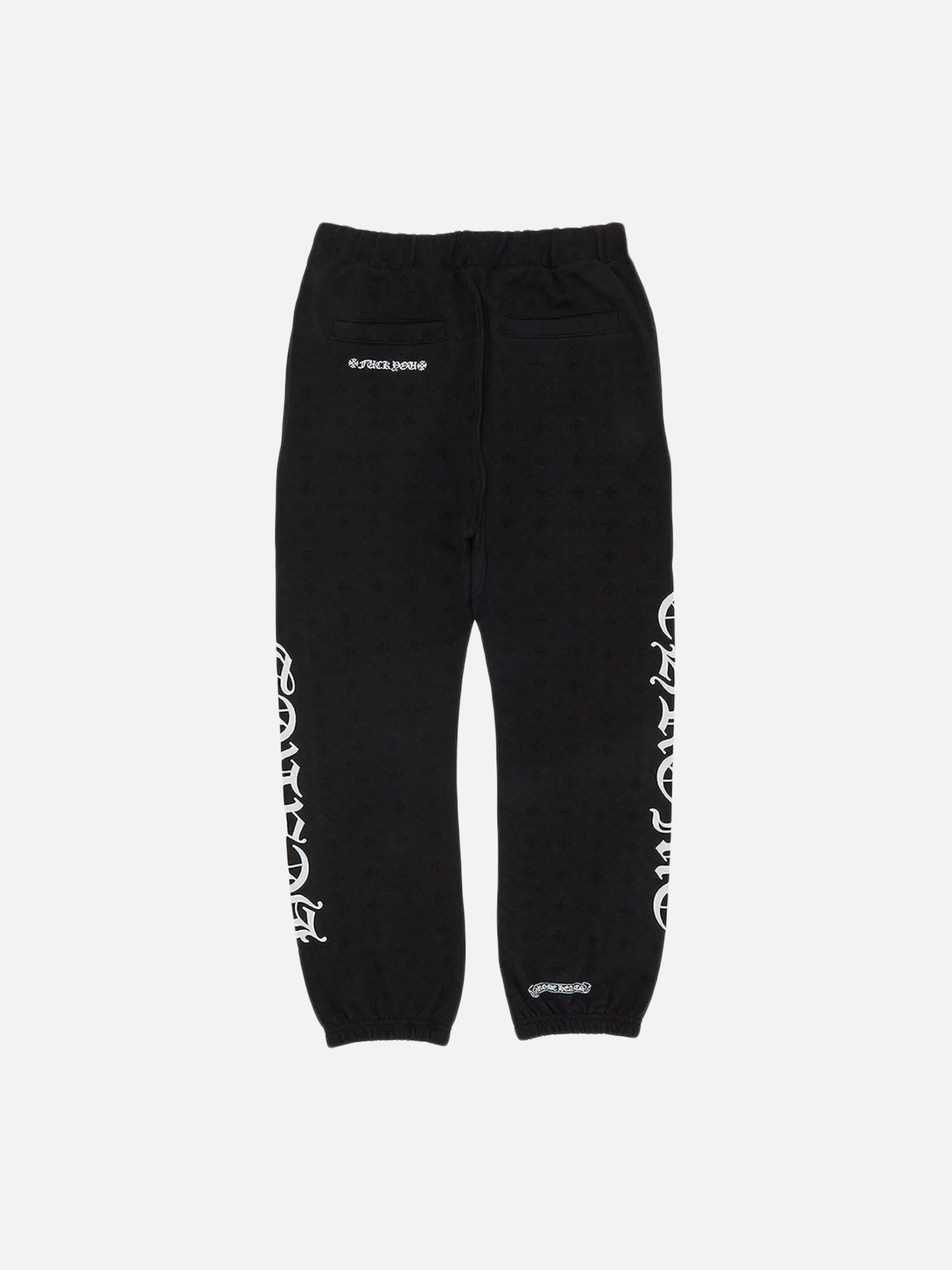 Chrome Hearts All Over Monogram Horseshoe Logo Sweatpants 'Black'