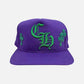 Chrome Hearts Cross Patch Trucker Hat 'Purple/Green'