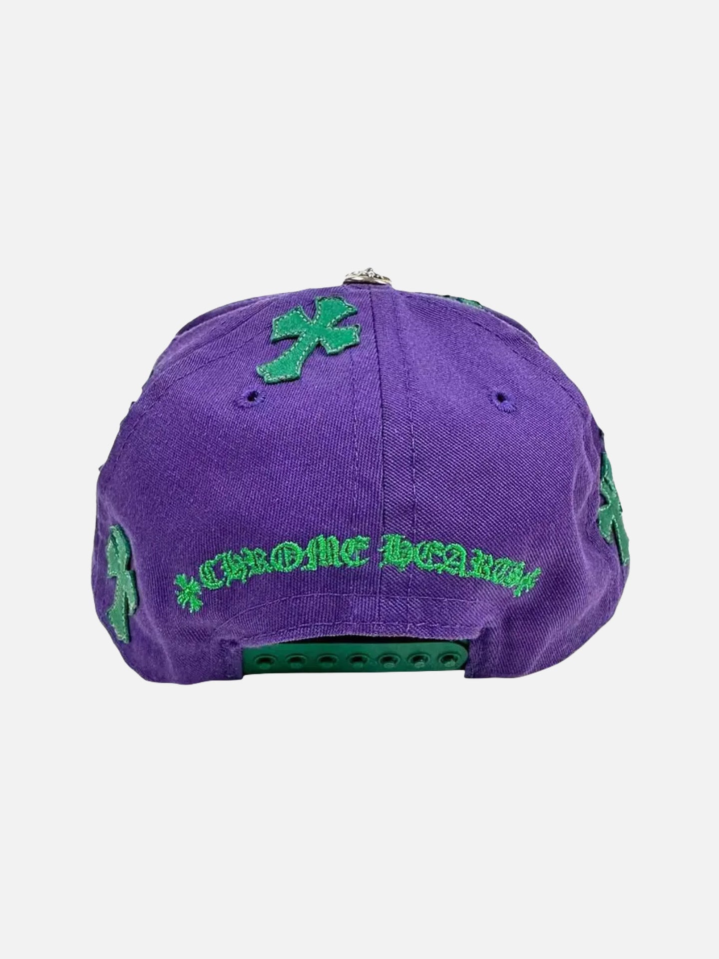 Chrome Hearts Cross Patch Trucker Hat 'Purple/Green'
