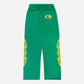 Chrome Hearts Floral Mesh Jersey Pants 'Green/Gold'