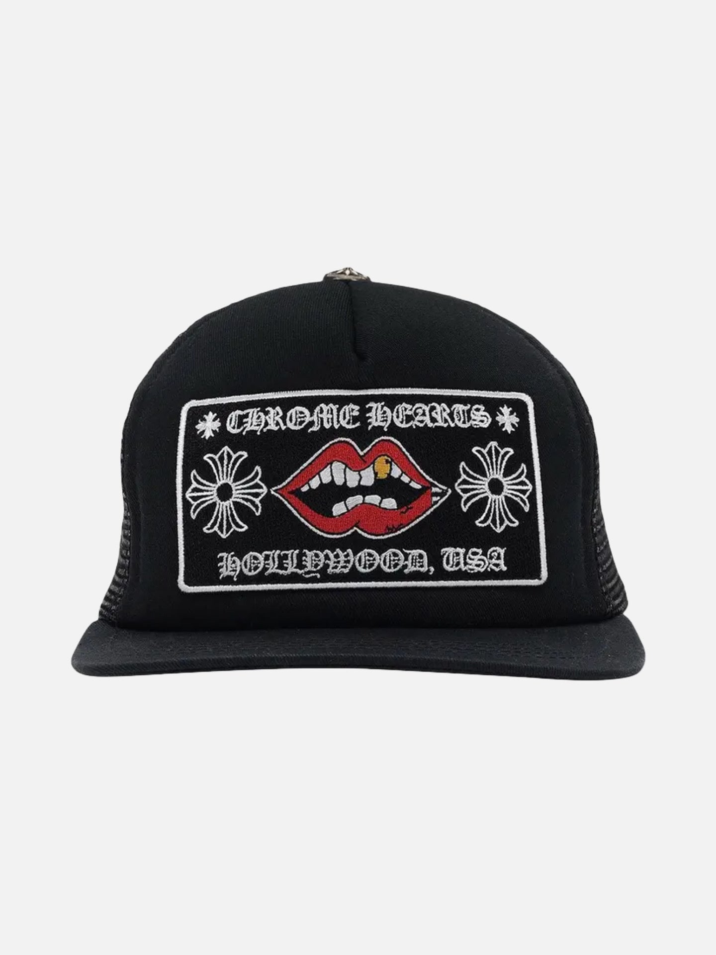Chrome Hearts Chomper Hollywood Trucker Hat 'Black'