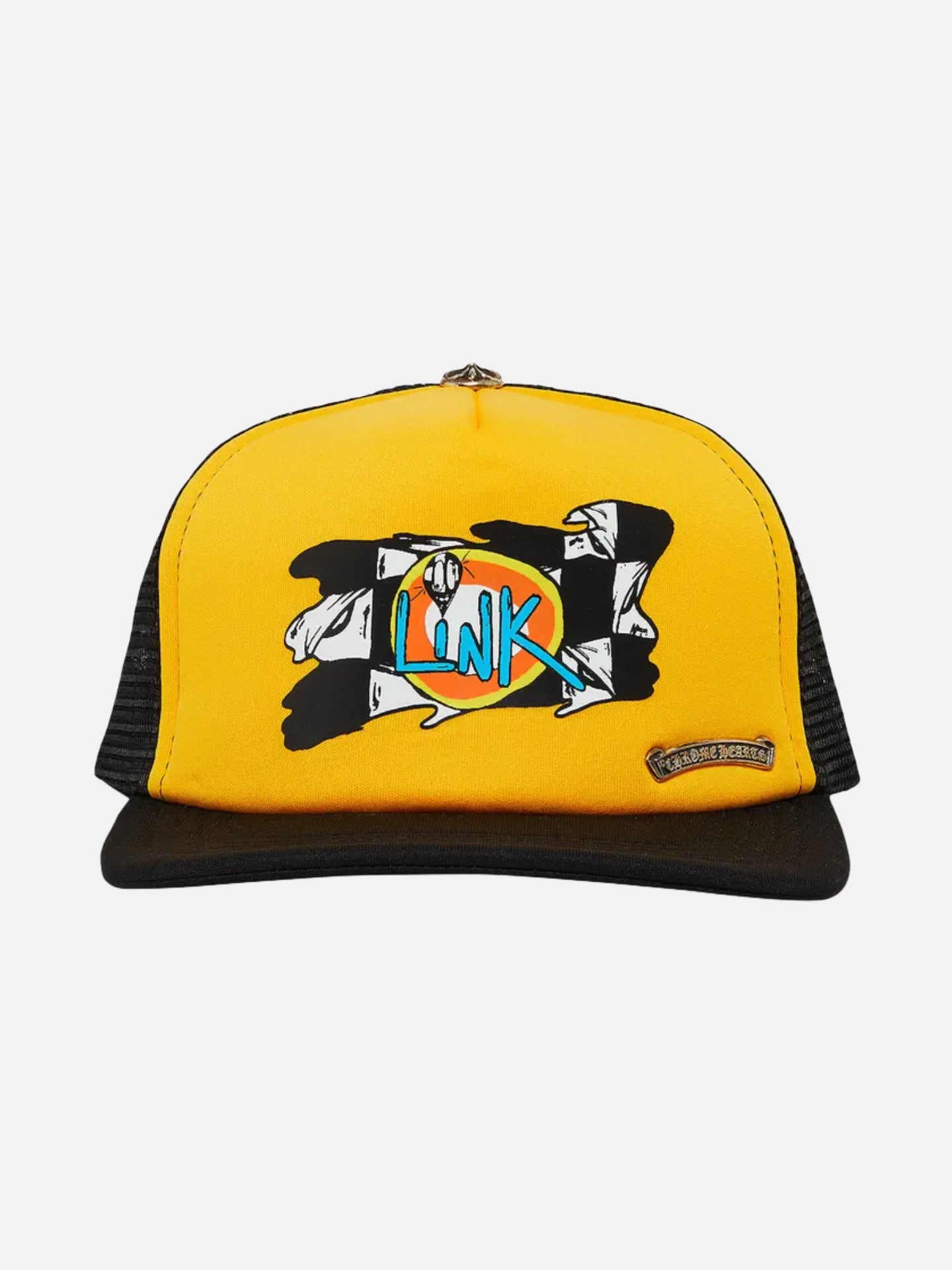 Chrome Hearts x Matty Boy Sex Records Link Trucker Hat 'Yellow'