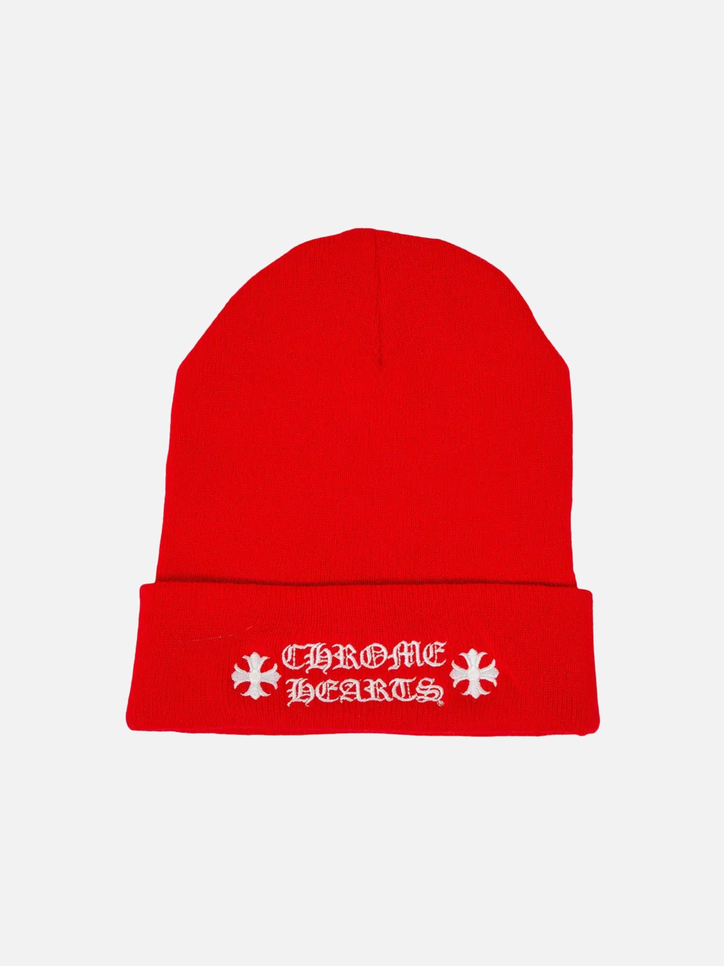Chrome Hearts Online Exclusive Beanie 'Red/White'