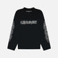 Chrome Hearts Stadium Mesh Long Sleeve Jersey 'Black/Gray'