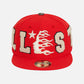 Hellstar OG Patch Fitted Hat 'Red'