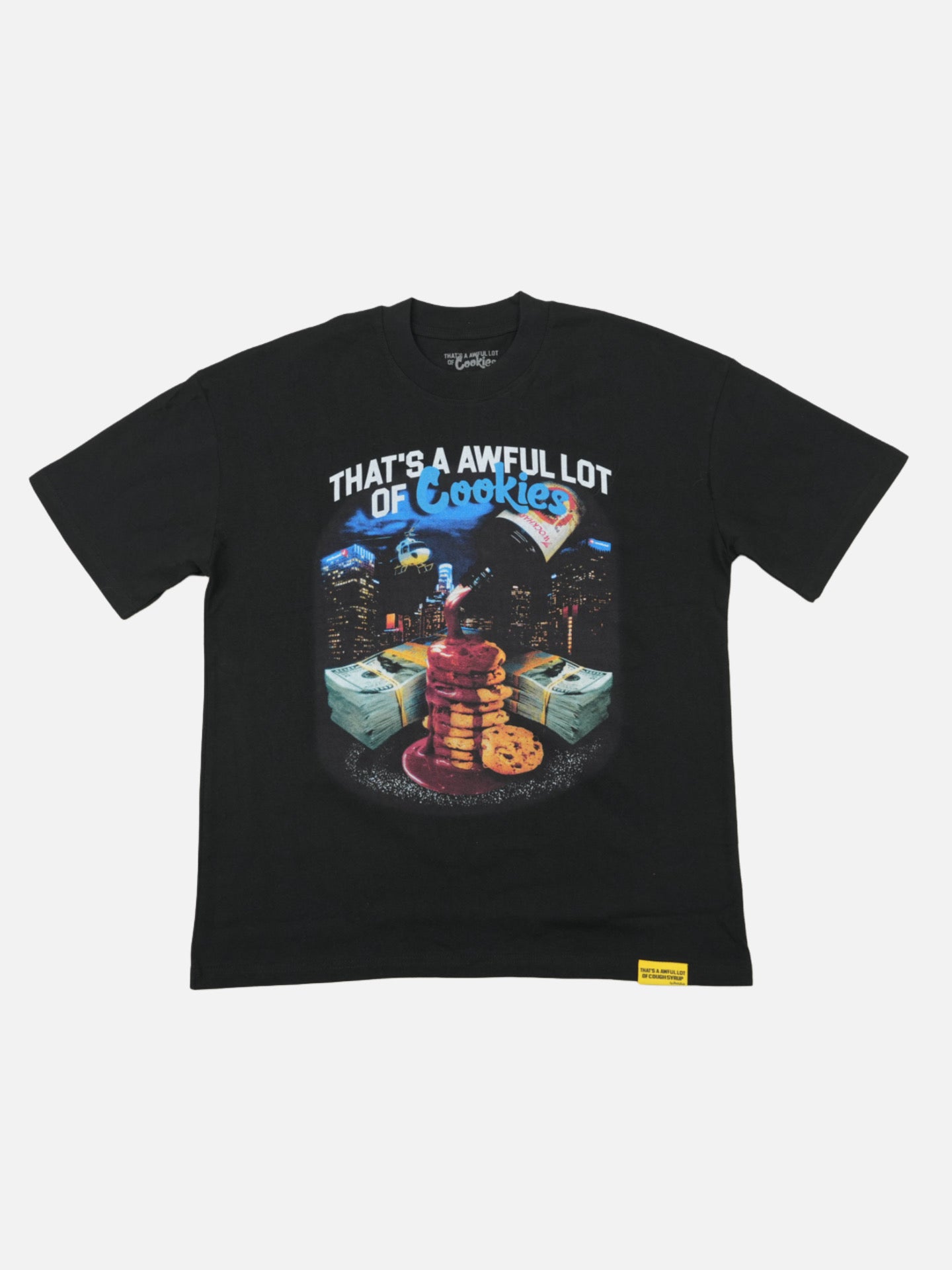 Awful Lot Of Cough Syrup Cookies Tee ‘Black’