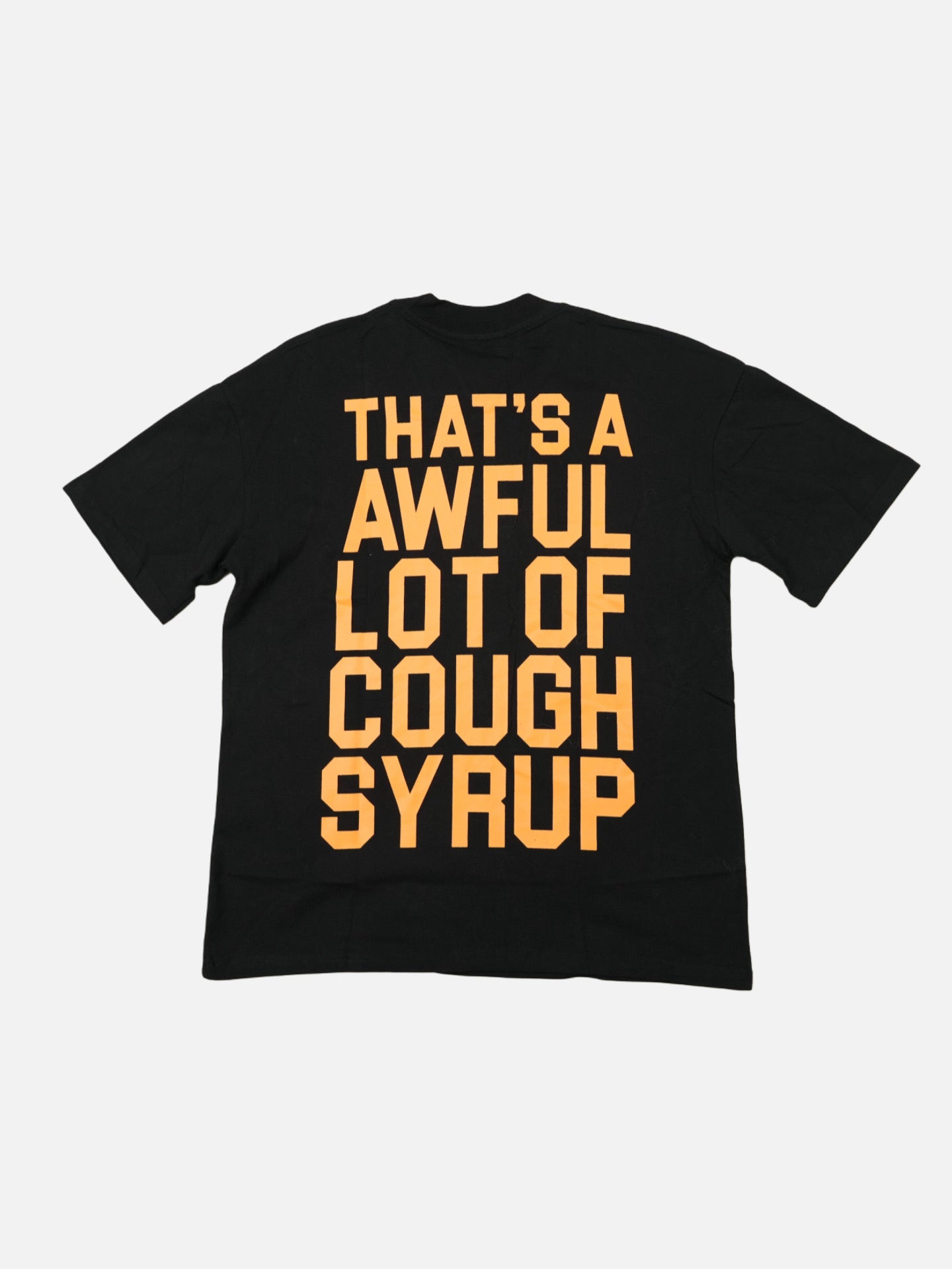 Awful Lot Of Cough Syrup Alfred Hitchcock Tee ‘Black’