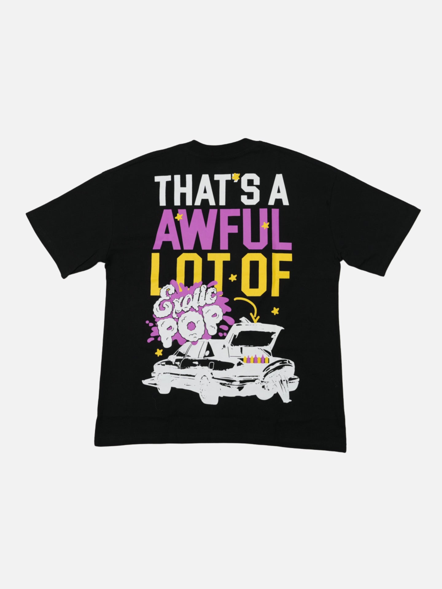 Awful Lot Of Cough Syrup Exotic Pop Tee ‘Black’