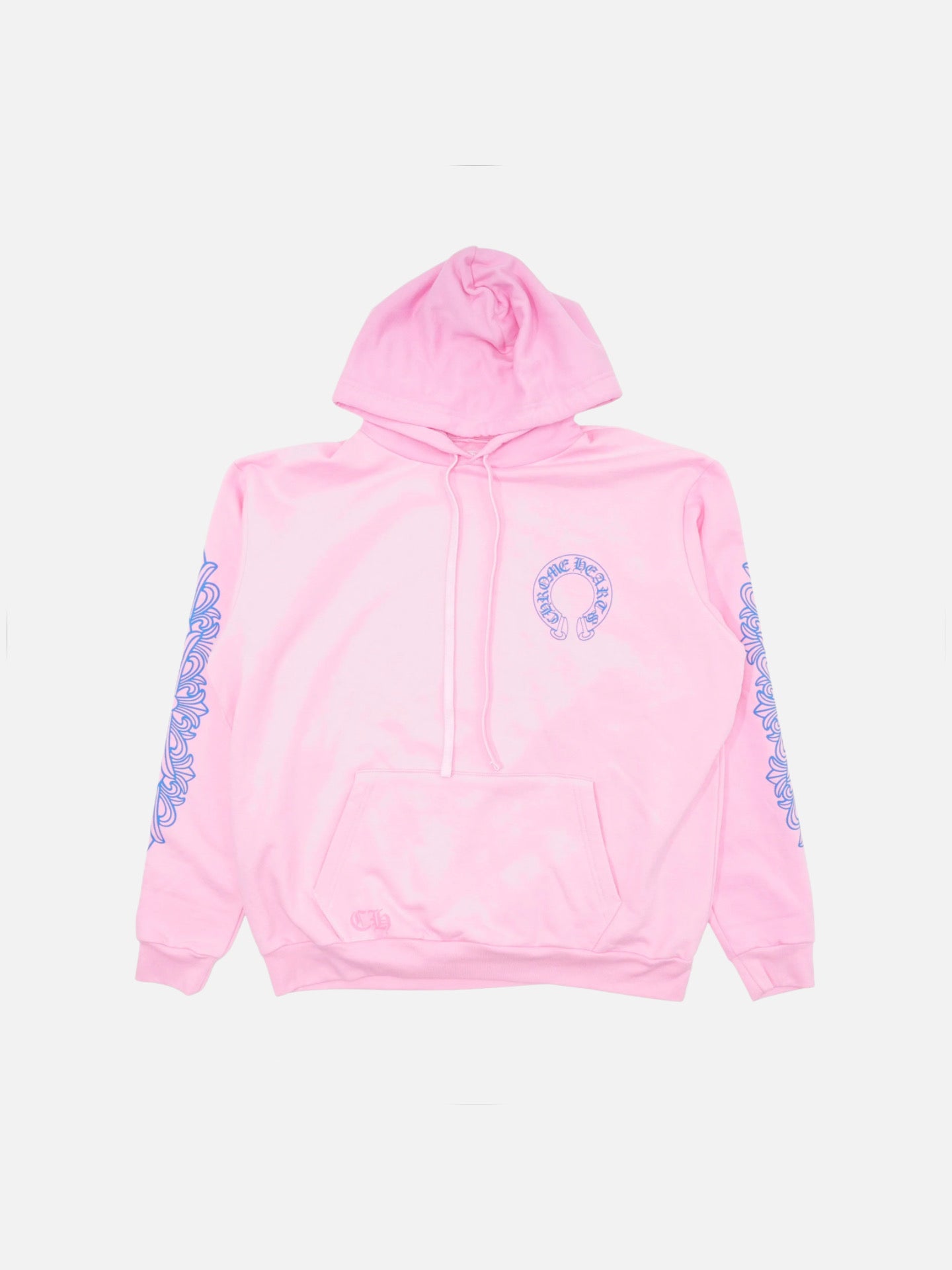 Chrome Hearts Horseshoe Logo Hoodie ‘Pink/Blue’