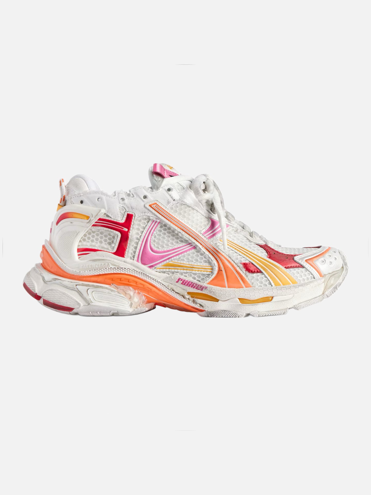 Balenciaga Runner Sneaker 'White/Orange/Pink/Red'