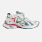 Balenciaga Runner Sneaker 'White/Dark Green/Blue/Pink'