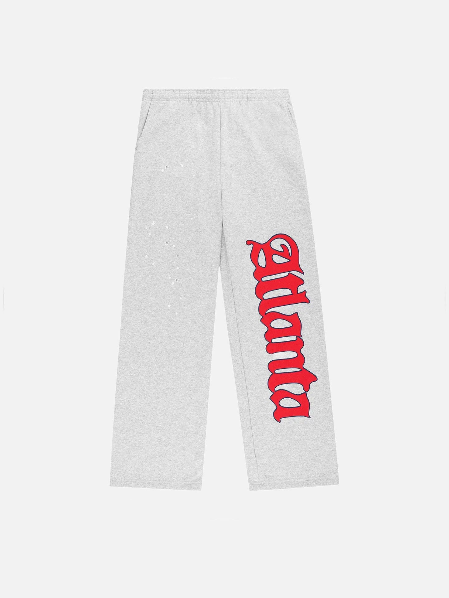 Sp5der Atlanta Wide Leg Sweatpant 'Heather Grey'