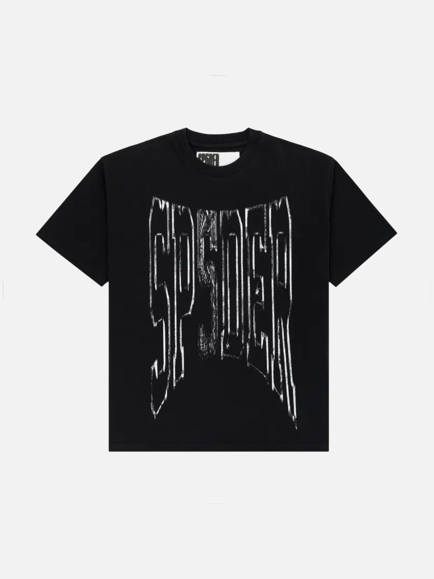 Sp5der Diffused Collegiate Tee 'Black'