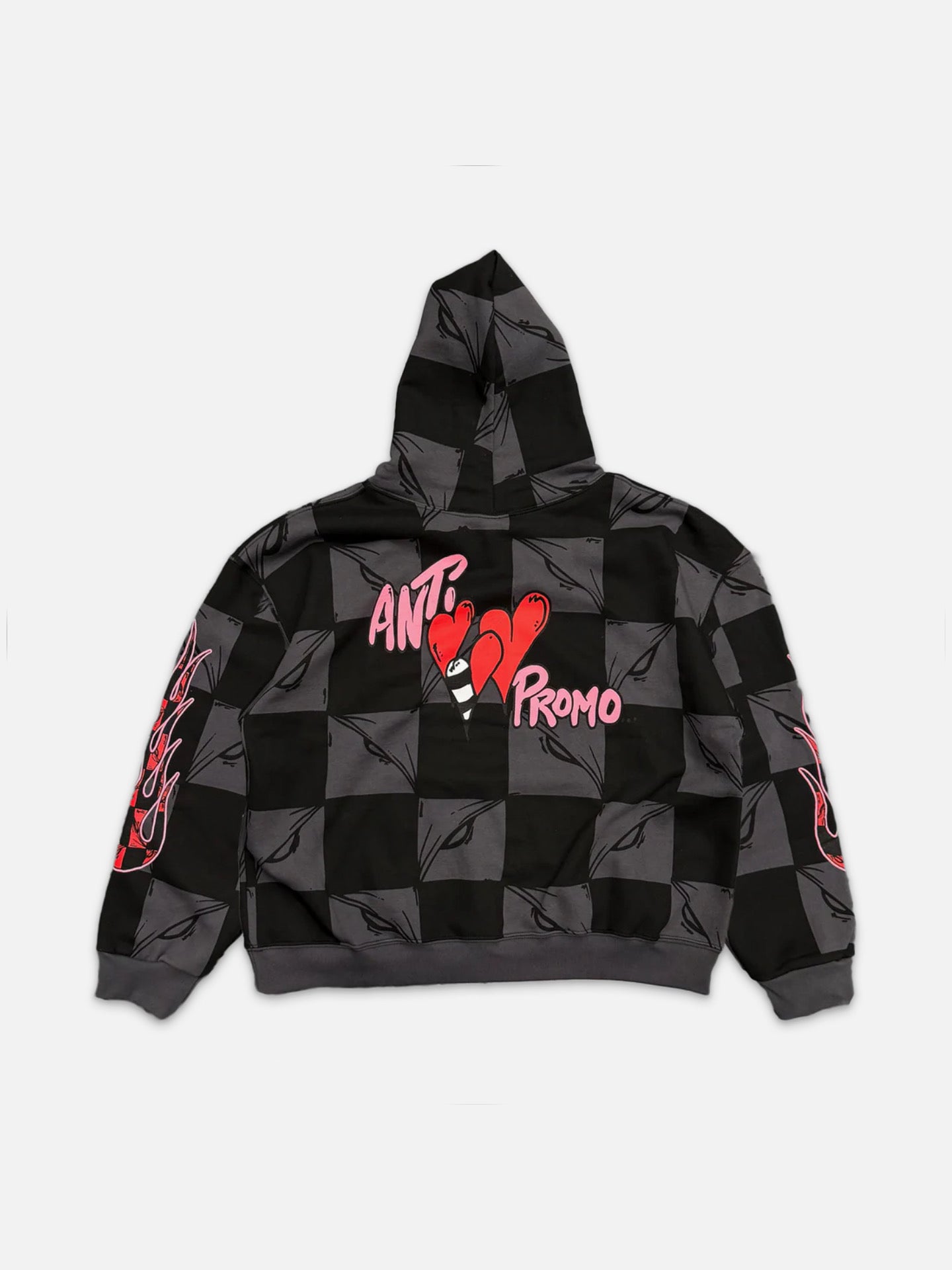 99 Eyes Hoodie ATL Flames ‘Black/Grey’