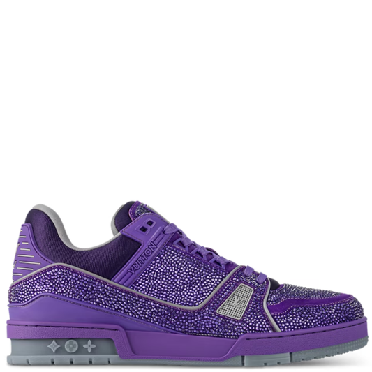 L/V TRAINER PURPLE RHINESTONE