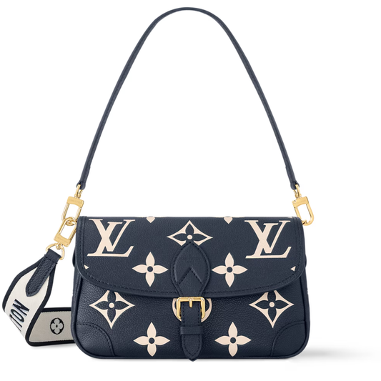 L/V DIANE NAVY CREME BAG