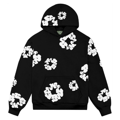 (3 DAY SHIPPING) DENIM TEARS HOODIE BLACK