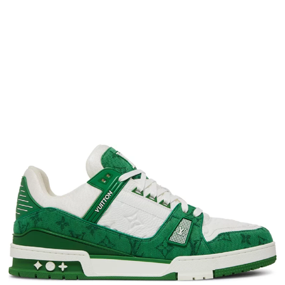 L/V TRAINER GREEN MONOGRAM