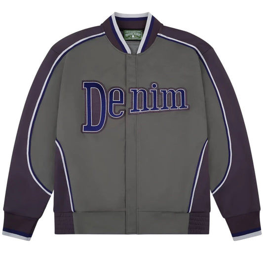 DENIM TEARS TRACK JACKET GREY