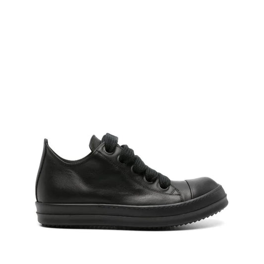 R*ck Owens LIDO LOW BLACK LEATHER