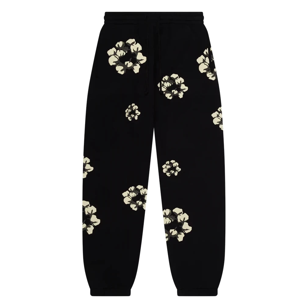 DENIM TEARS CACTUS SWEATPANTS BLACK