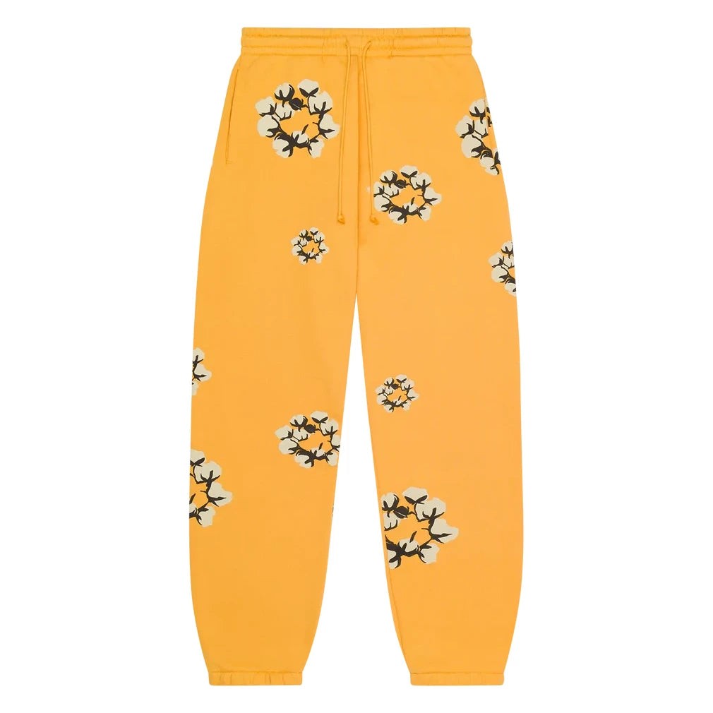 DENIM TEARS CACTUS SWEATPANTS YELLOW