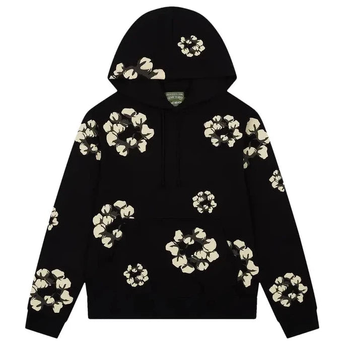 DENIM TEARS CACTUS HOODIE BLACK