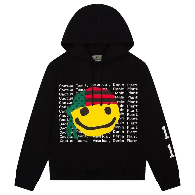 DENIM TEARS CPFM HOODIE BLACK