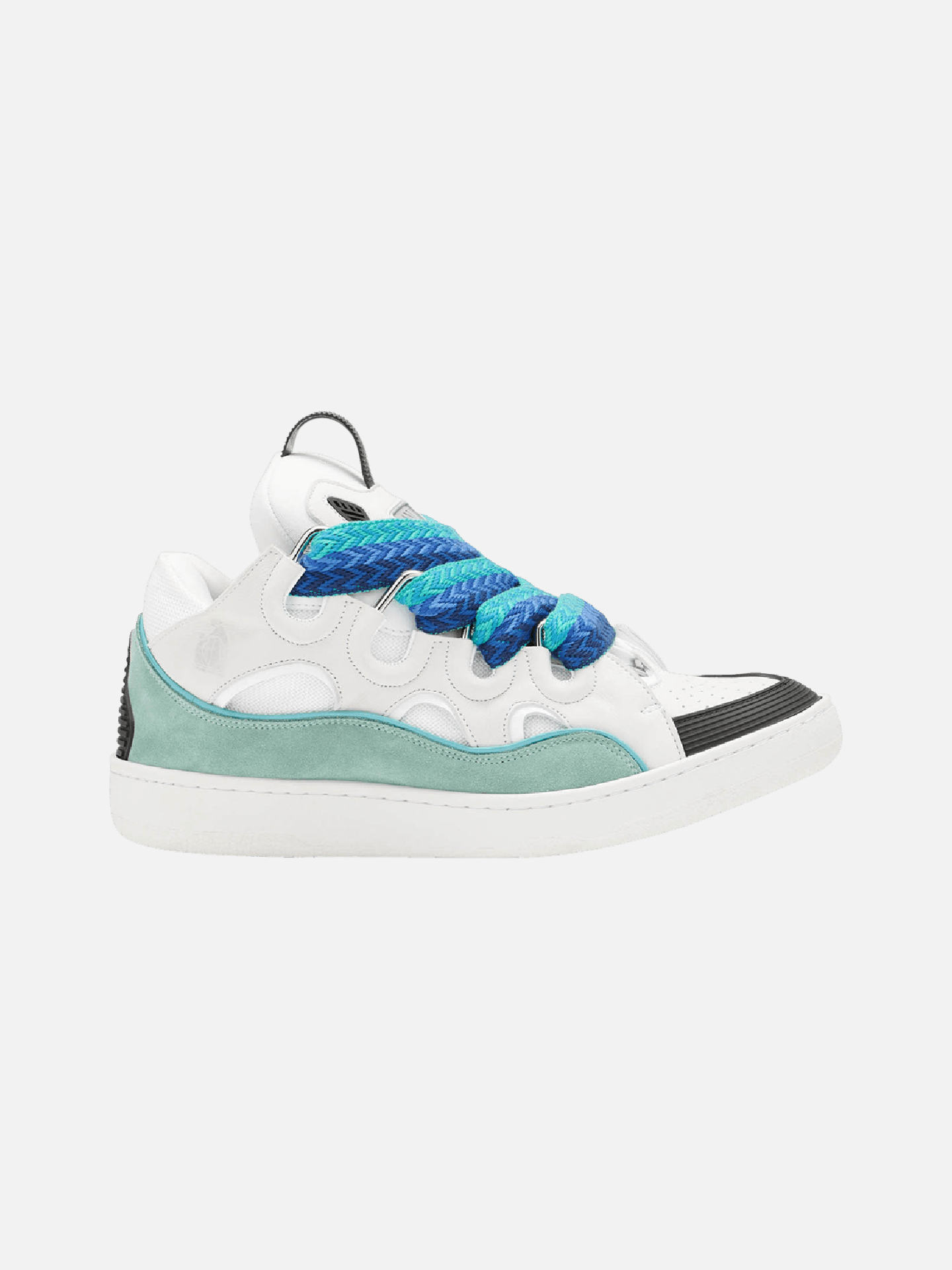 Lanvin Curb Sneakers 'White Green'