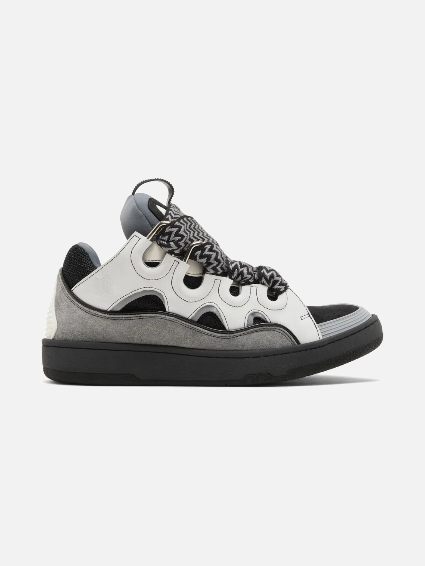Lanvin Curb Sneakers 'White Anthracite'